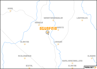 map of Agua Fría