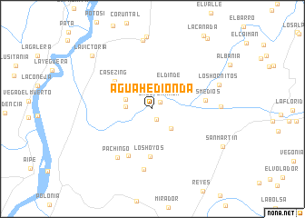 map of Aguahedionda