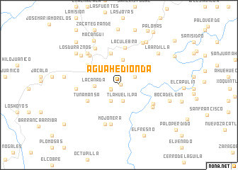 map of Agua Hedionda