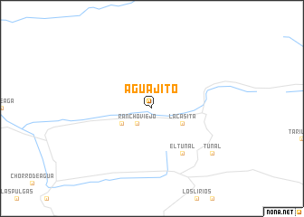 map of Aguajito