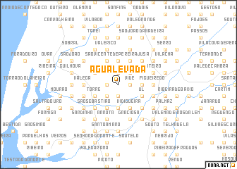 map of Água Levada