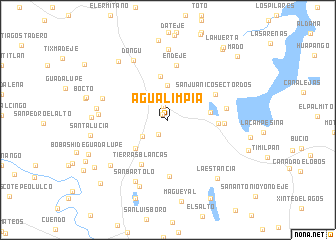 map of Agua Limpia