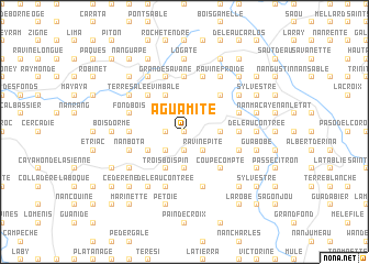 map of Aguamite