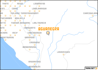 map of Agua Negra