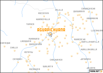 map of Aguapichuana