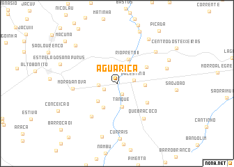 map of Água Rica