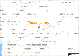 map of Aguasantas