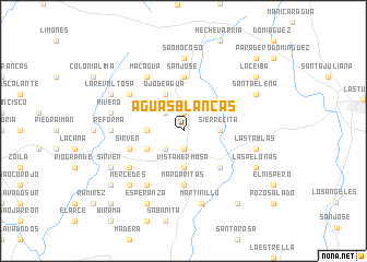 map of Aguas Blancas