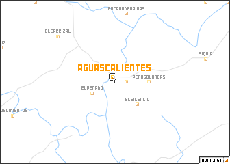 map of Aguas Calientes