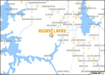 map of Aguas Claras