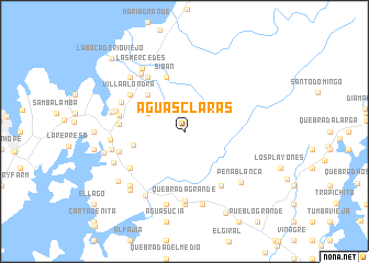 map of Aguas Claras