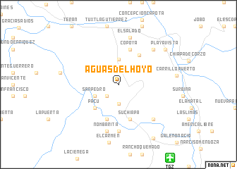 map of Aguas del Hoyo