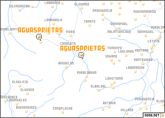 map of Aguas Prietas