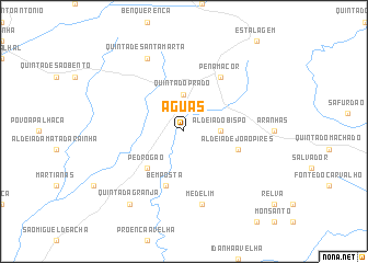 map of Águas