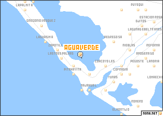 map of Agua Verde