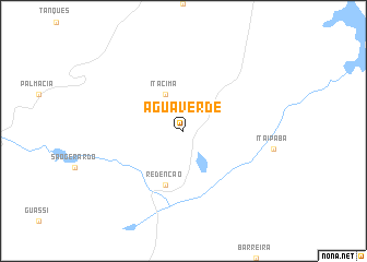 map of Água Verde