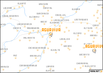 map of Agua Viva