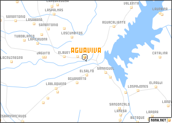 map of Agua Viva