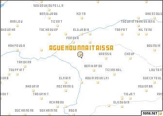 map of Aguemoun-n-Aït Aïssa