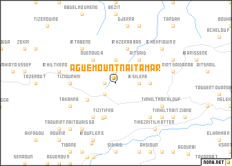 map of Aguemount-n-Aït Amar