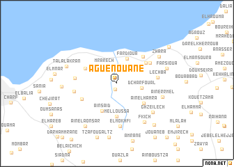 map of Aguenouane