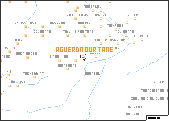 map of Aguerd nʼOurtane