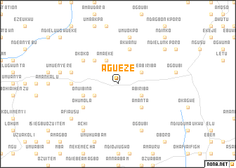 map of Agu Eze