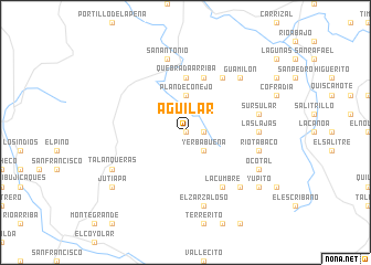 map of Aguilar