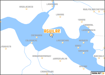 map of Aguilar