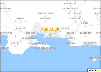 map of Aguillon