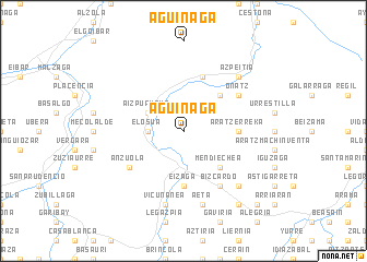 map of Aguinaga