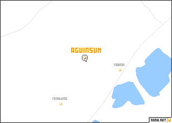 map of Aguin Sum