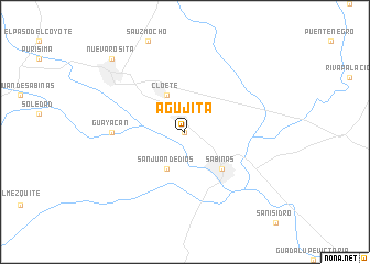 map of Agujita
