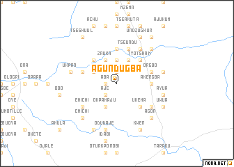 map of Agundugba