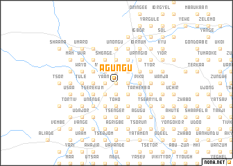 map of Agungu