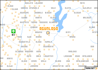 map of Agunlodo