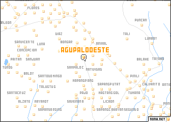 map of Agupalo Oeste