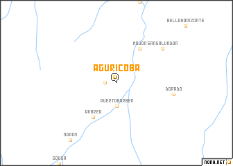 map of Aguricoba