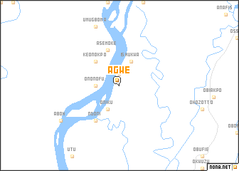 map of Agwe