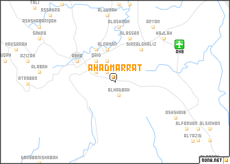map of Aḩad Marrāt
