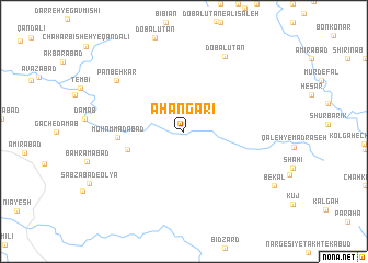 map of Āhangarī
