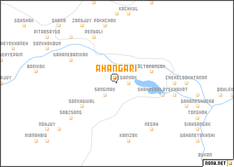 map of Āhangarī