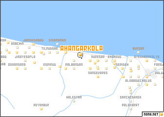 map of Āhangar Kolā