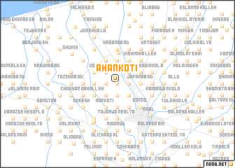 map of Āhankotī