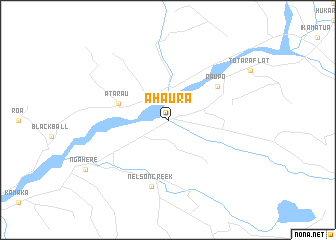 map of Ahaura