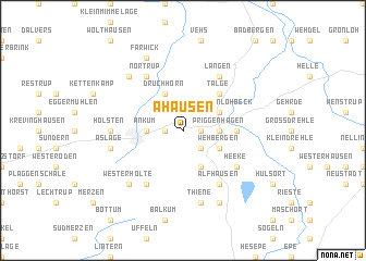 map of Ahausen
