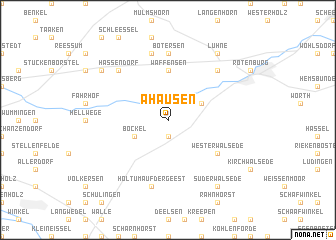 map of Ahausen