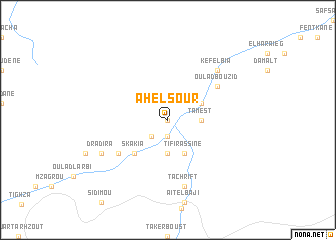 map of Ahel Sour