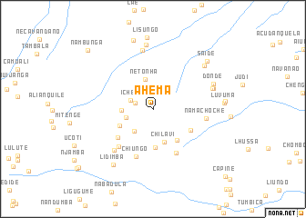 map of Ahema