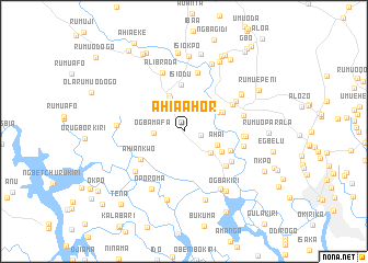 map of Ahia Ahor